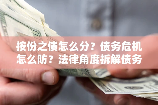 济南按份之债怎么分？债务危机怎么防？法律角度拆解债务分配与风险自保指南