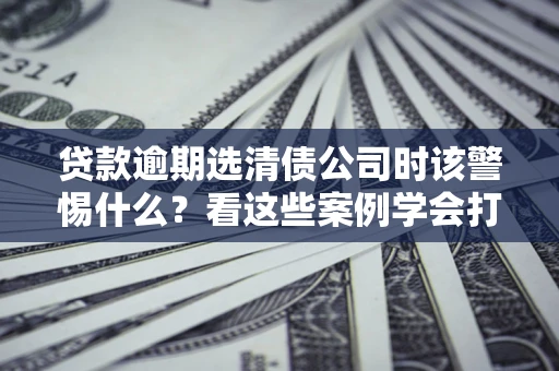 济南贷款逾期选清债公司时该警惕什么？看这些案例学会打翻身仗