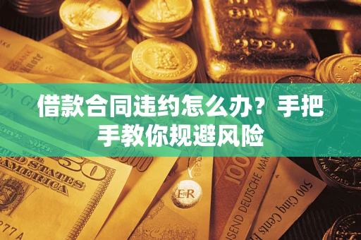 济南借款合同违约怎么办？手把手教你规避风险