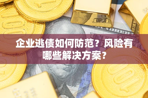 济南企业逃债如何防范？风险有哪些解决方案？