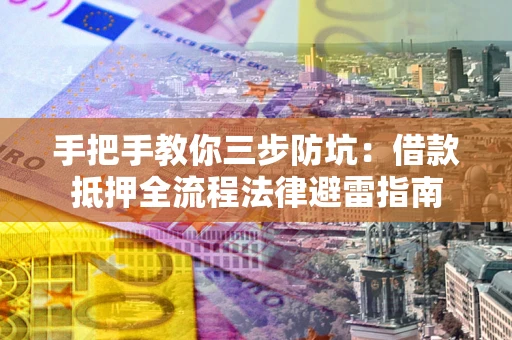 济南手把手教你三步防坑：借款抵押全流程法律避雷指南