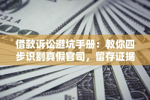 济南借款诉讼避坑手册：教你四步识别真假官司，留存证据不踩雷