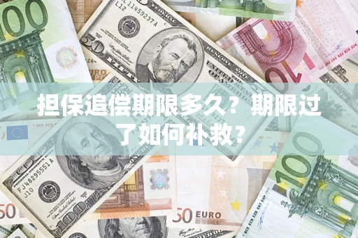 济南担保追偿期限多久？期限过了如何补救？