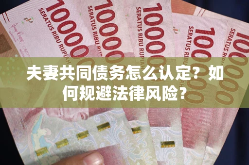 济南夫妻共同债务怎么认定？如何规避法律风险？