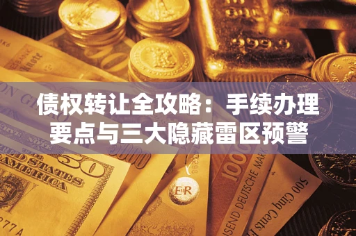 济南债权转让全攻略：手续办理要点与三大隐藏雷区预警