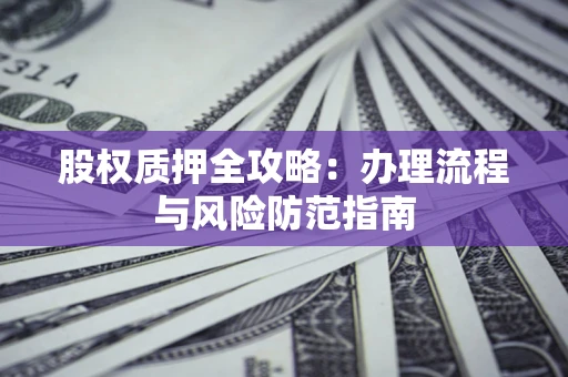 济南股权质押全攻略：办理流程与风险防范指南