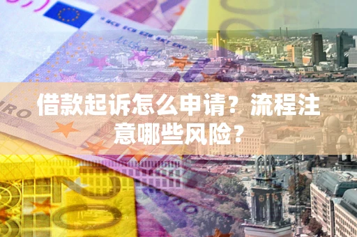 济南借款起诉怎么申请？流程注意哪些风险？