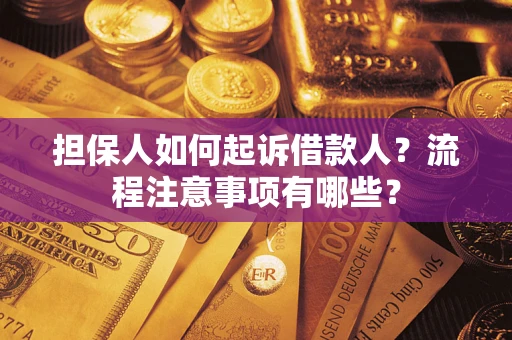 济南担保人如何起诉借款人？流程注意事项有哪些？